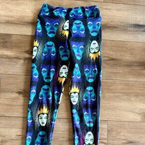 Lularoe Evil Queen / Magic Mirror Leggings | GUC | Tween | Villain
